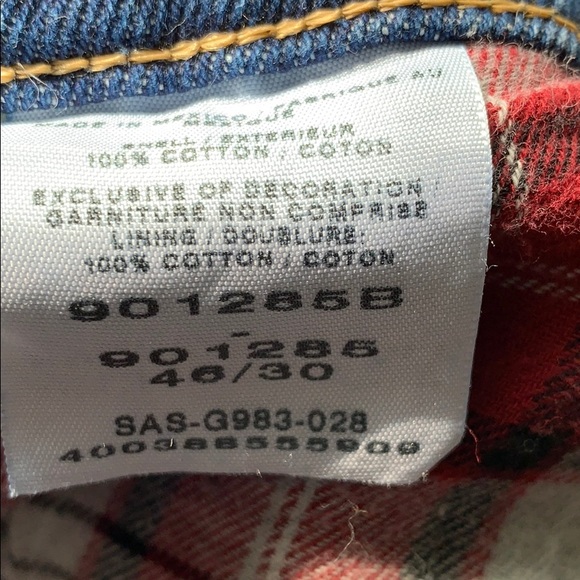Cabela’s flannel lined jeans EUC - Picture 5 of 7
